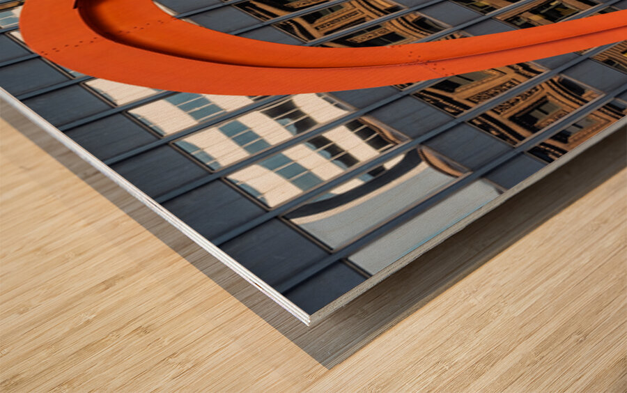 Flamingo Reflections Impression sur bois