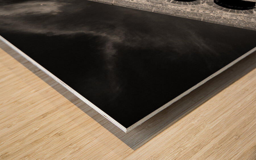 Mohne Dam Impression sur bois