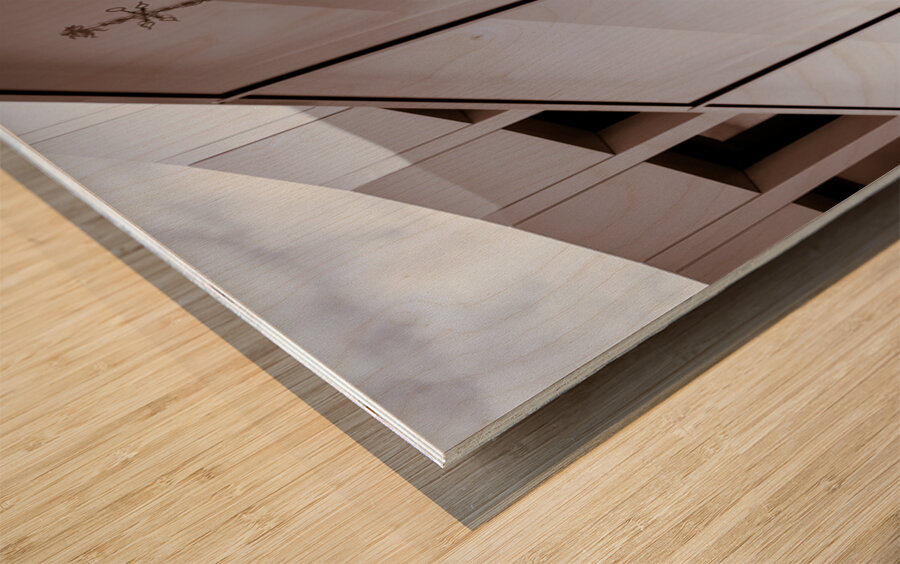 Maastricht Town Hall Reflection Impression sur bois