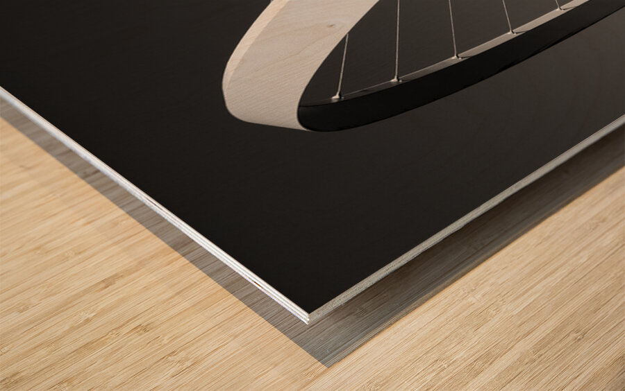 Tension and Grace Wood print