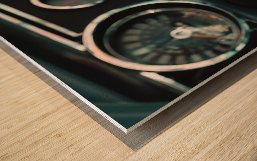 Old Mustang Wood print