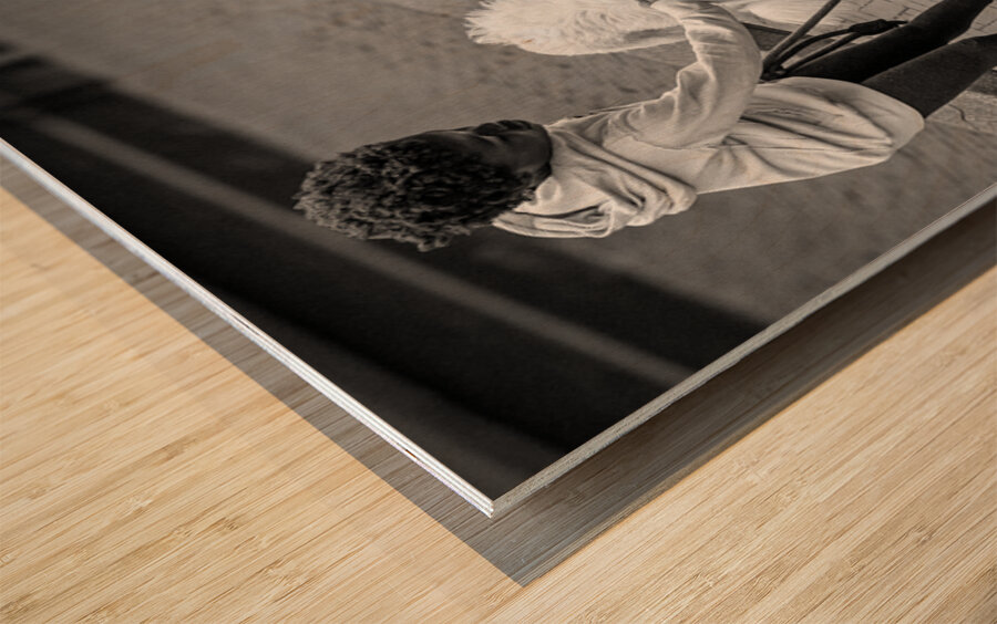 Watering Hole Wood print