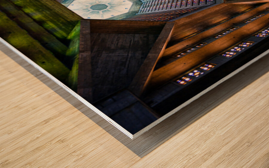 St Josephs Spire Wood print