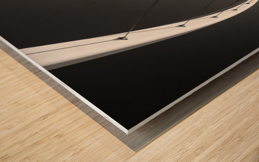 Bridge Strings Wood print