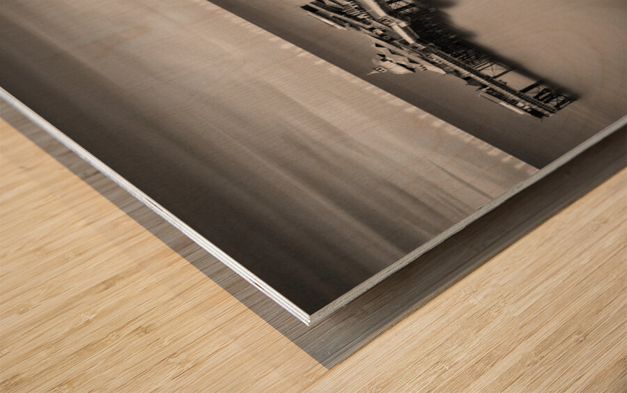 Llandudno Pier Impression sur bois