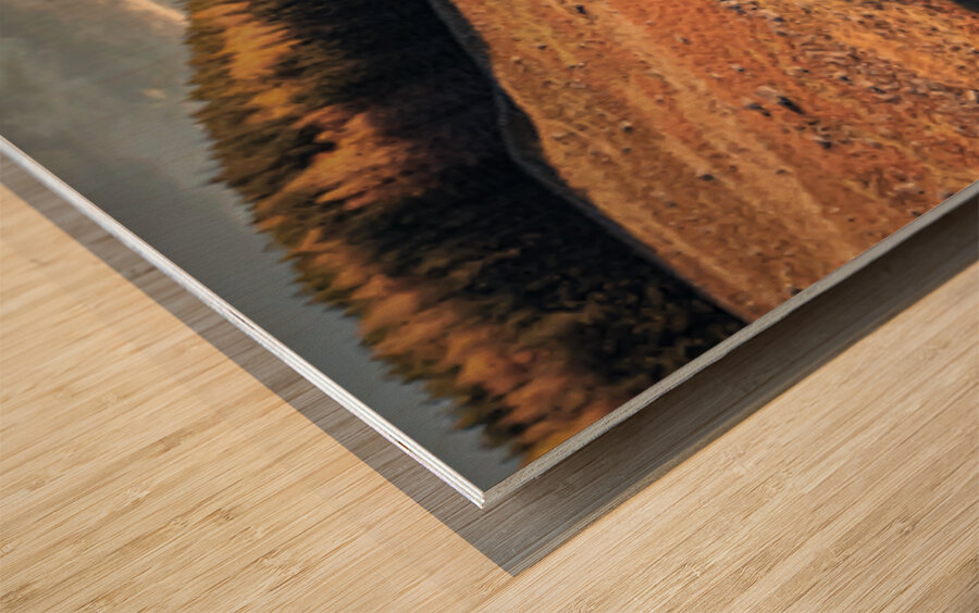 Glenshee Sunset Wood print