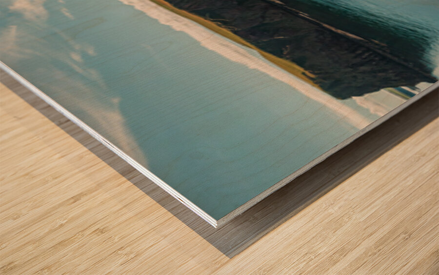 Pennan Coastline Panorama Wood print