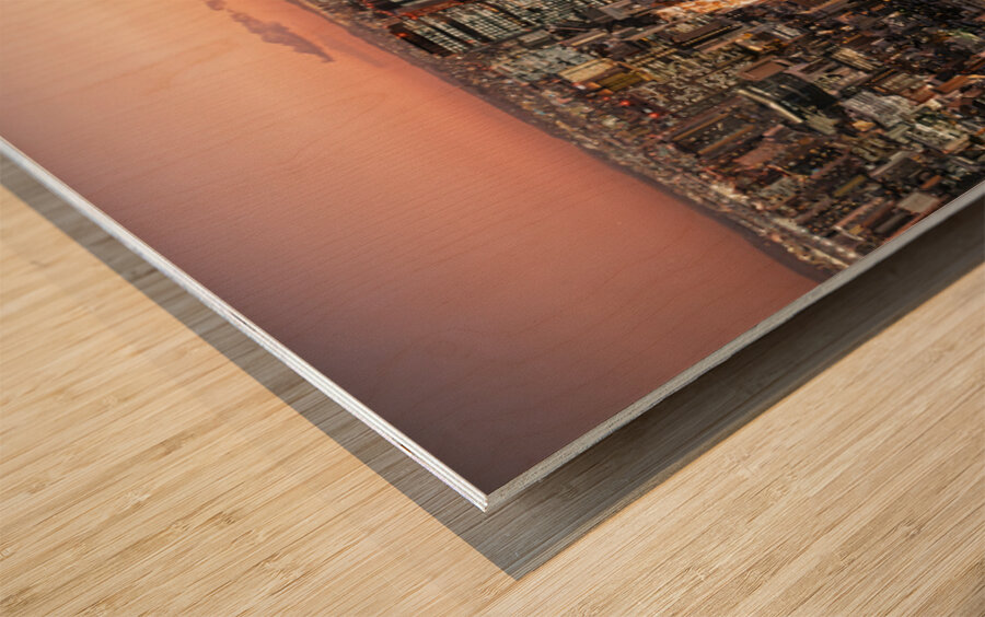 Sakurada Dori at Night Impression sur bois