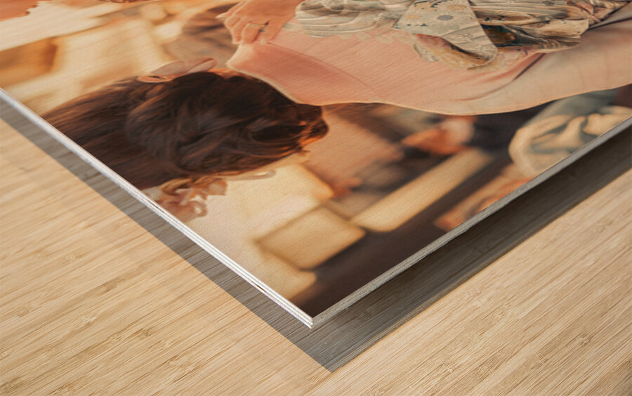 Kyoto Geiko Wood print