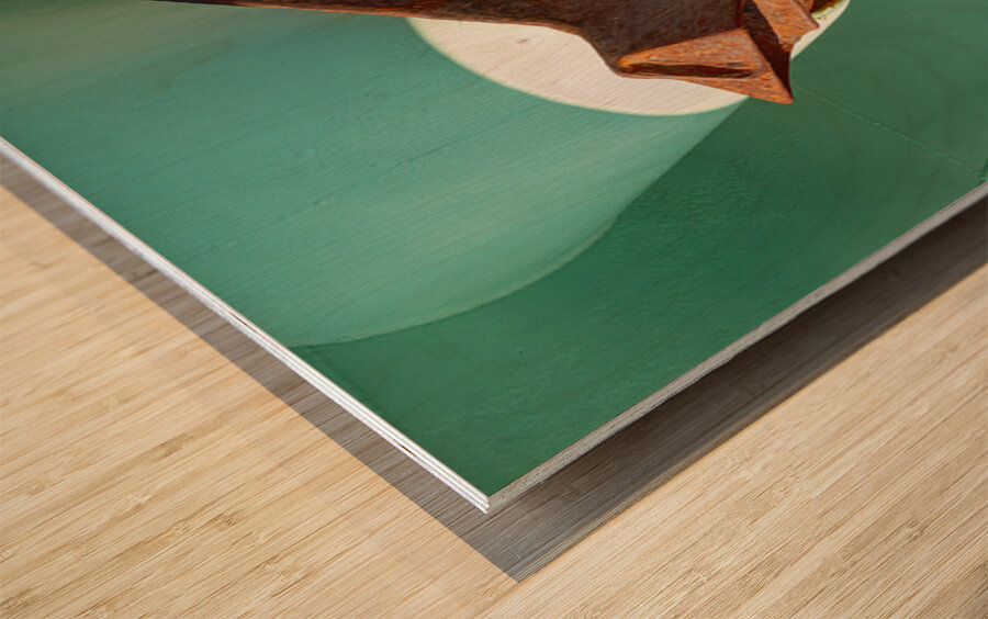 Osaka Harbour Anchor Wood print