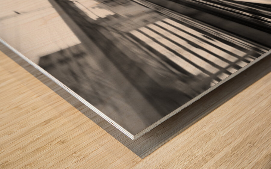 Shinkansen Wood print