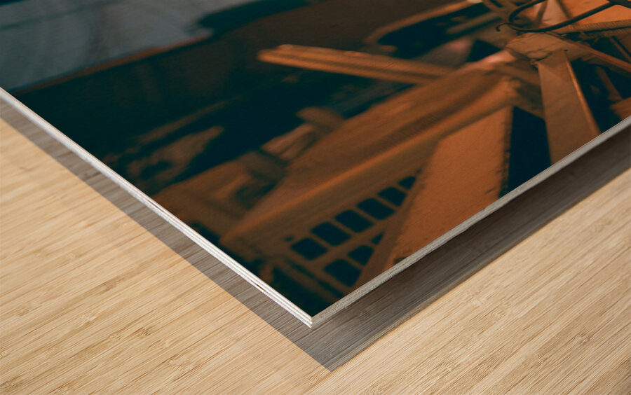 Backstreets of Osaka Impression sur bois