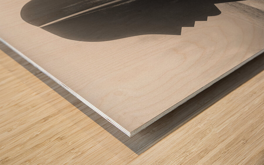 Head Impression sur bois