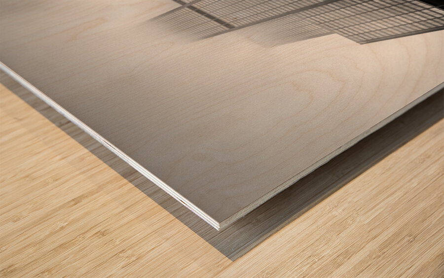 Into the Clouds Wood print