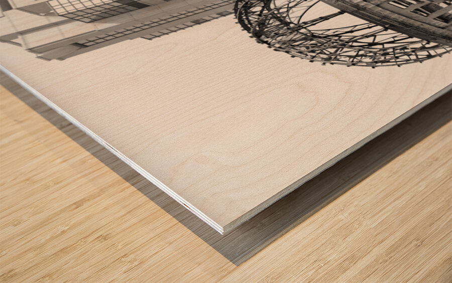 Hiroshima Atomic Bomb Dome Impression sur bois