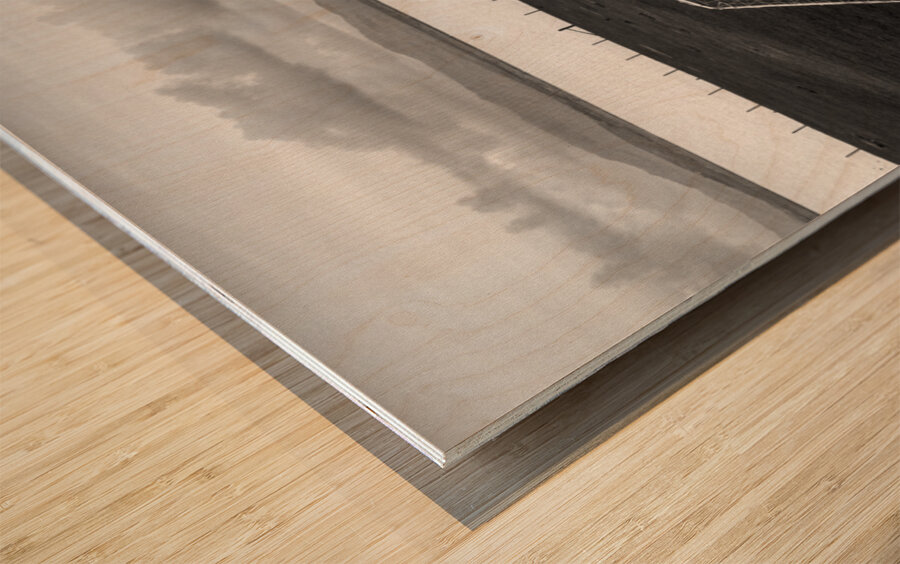 Islay Goal Wood print