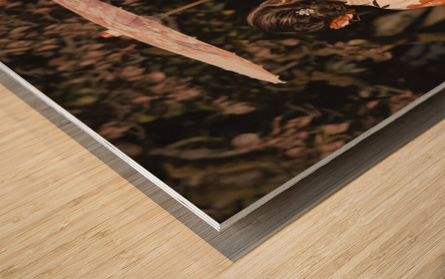 Summer Yukata Impression sur bois