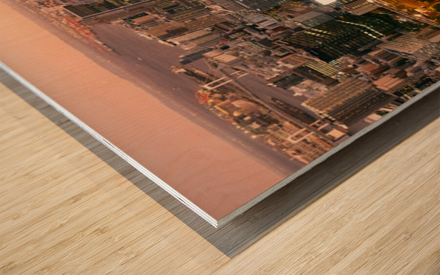 The Heart of Minato Wood print