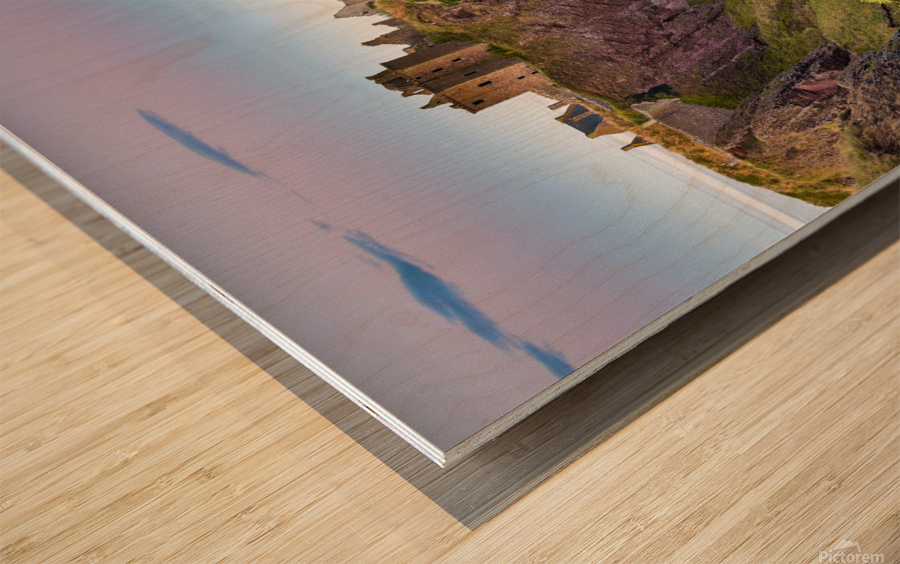 Summer at Dunnottar Castle Impression sur bois