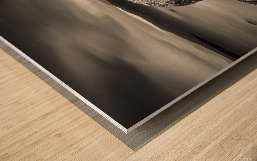 Three Rocks Wood print