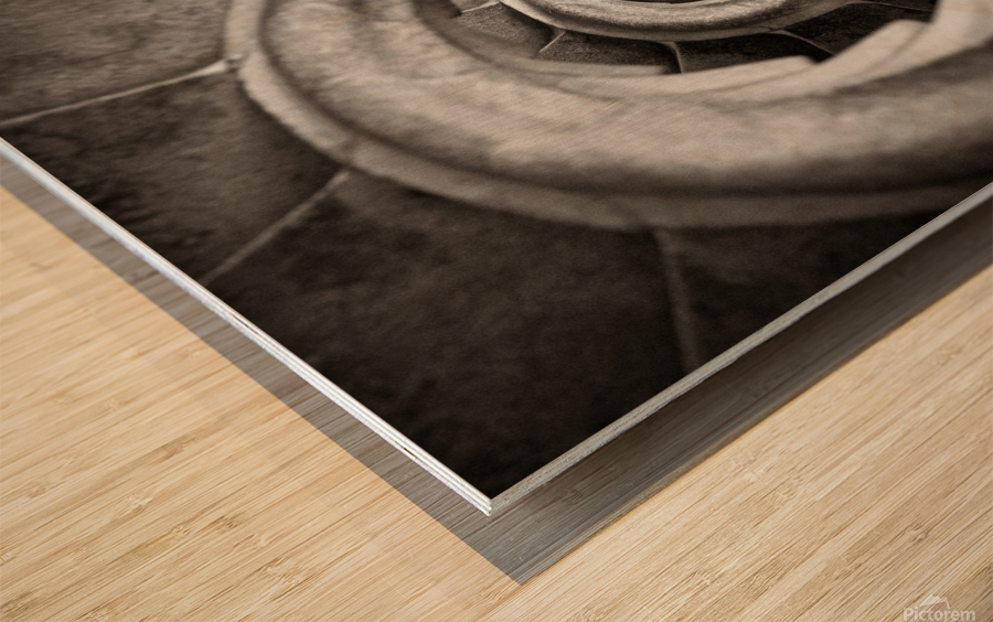 Sagrada Familia Steps Wood print