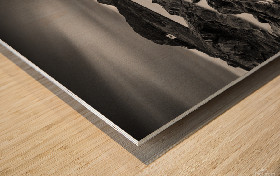 View from Firemore Beach Wood print