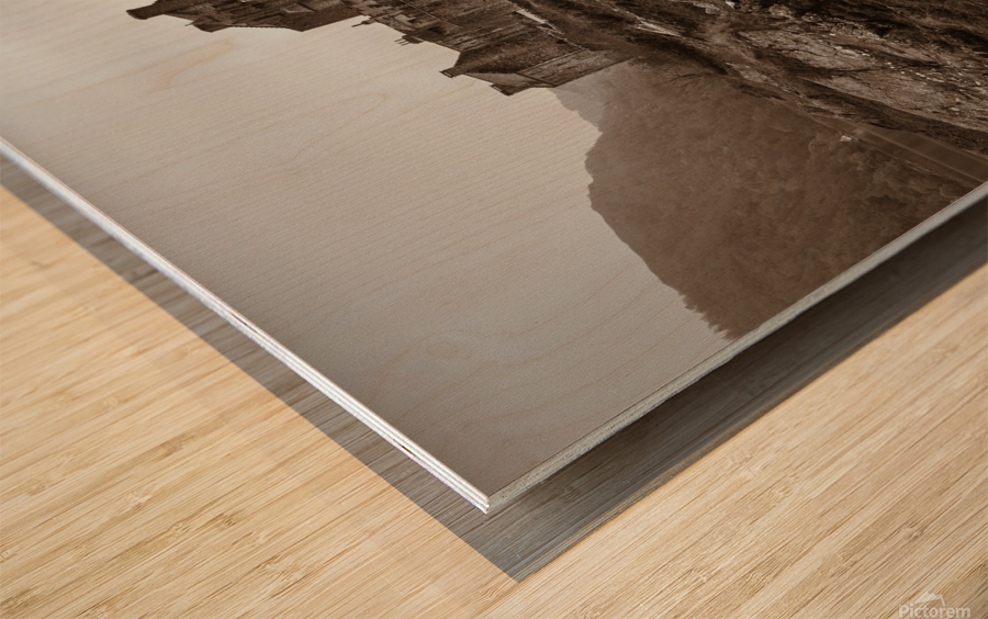 Eilean Donan Solitude Wood print