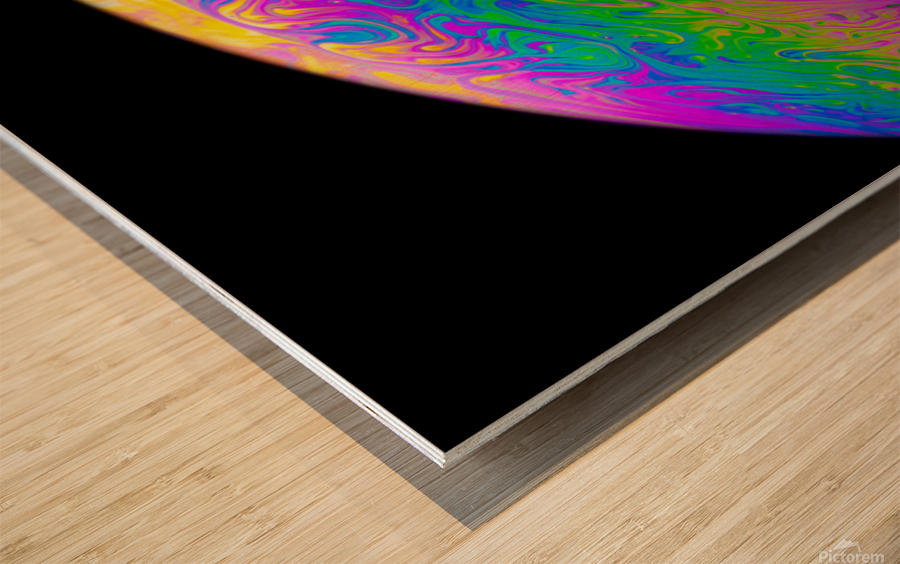 Other Worlds I Wood print