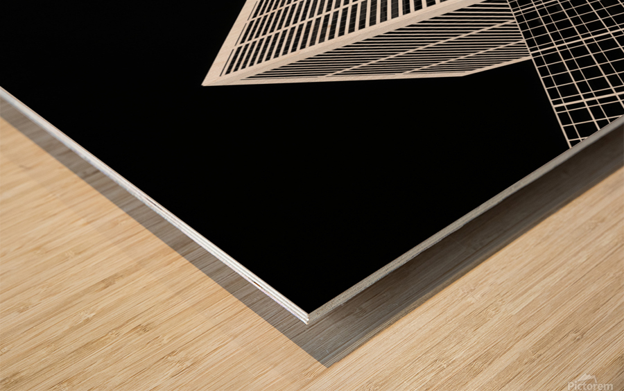 City Relief Impression sur bois