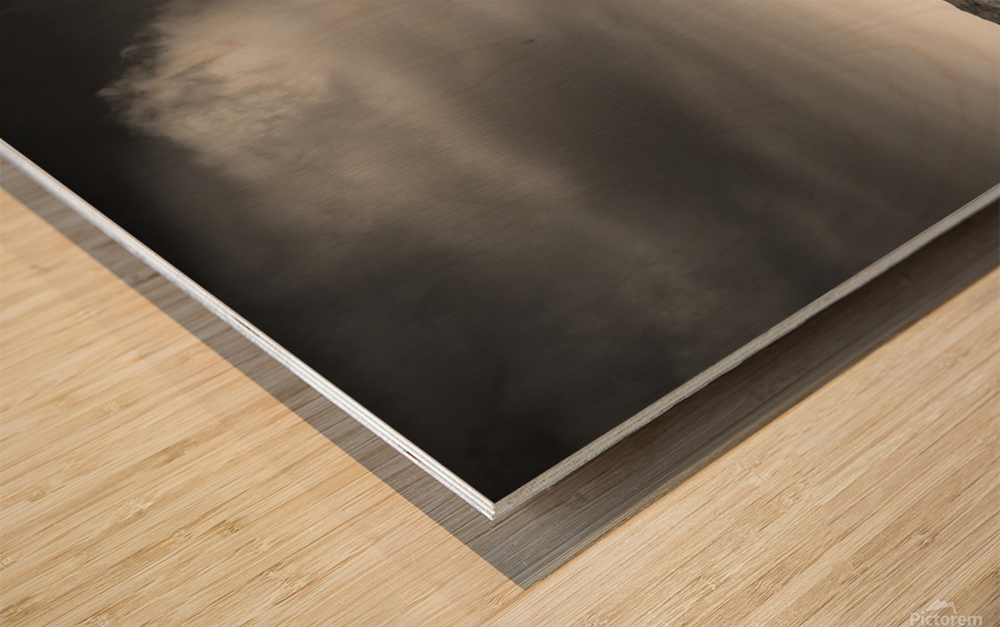 Clouds Over Stac Pollaidh Wood print