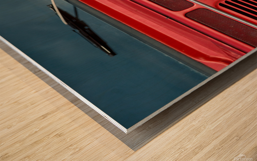 Citroen H Van Grill Impression sur bois