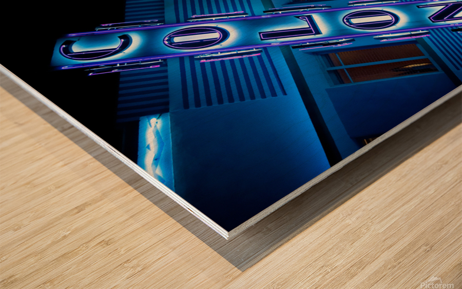 Colony Hotel I Wood print