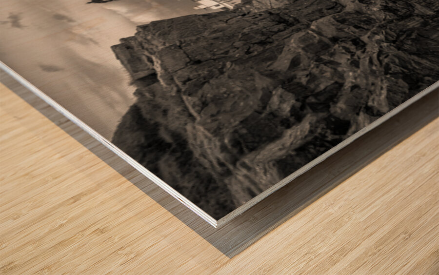 Path to Rua Reidh Lighthouse Impression sur bois