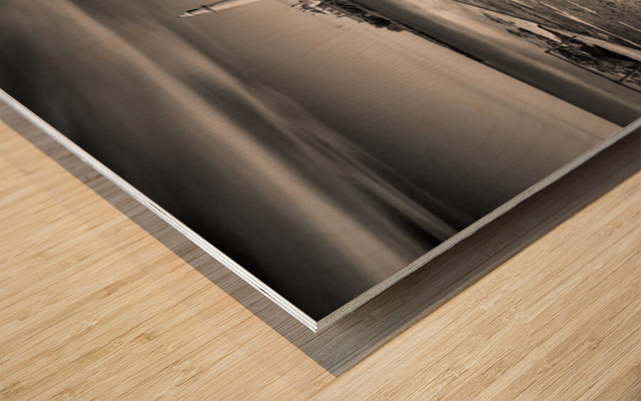 Path to St Marys Lighthouse Impression sur bois