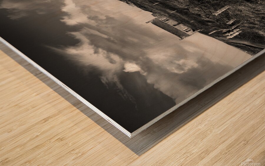 Abandoned Cottage on South Uist Wood print