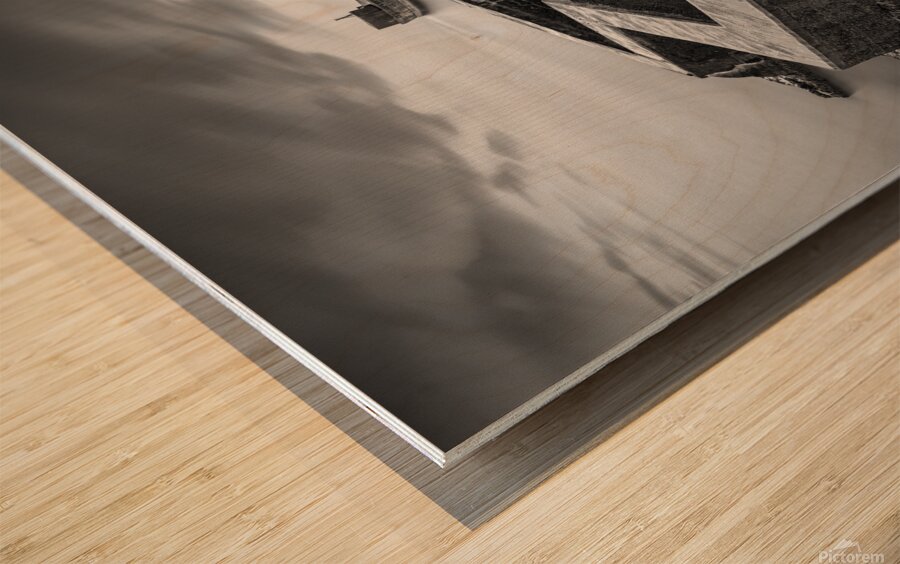 St Monans Breakwater Impression sur bois