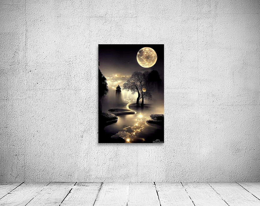 Moonlit Night Wall Poster — Transform Your Spac Wall Preview