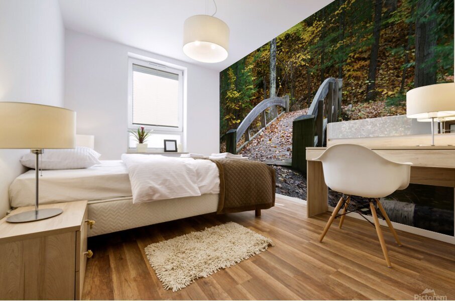 River Bridge Mural print