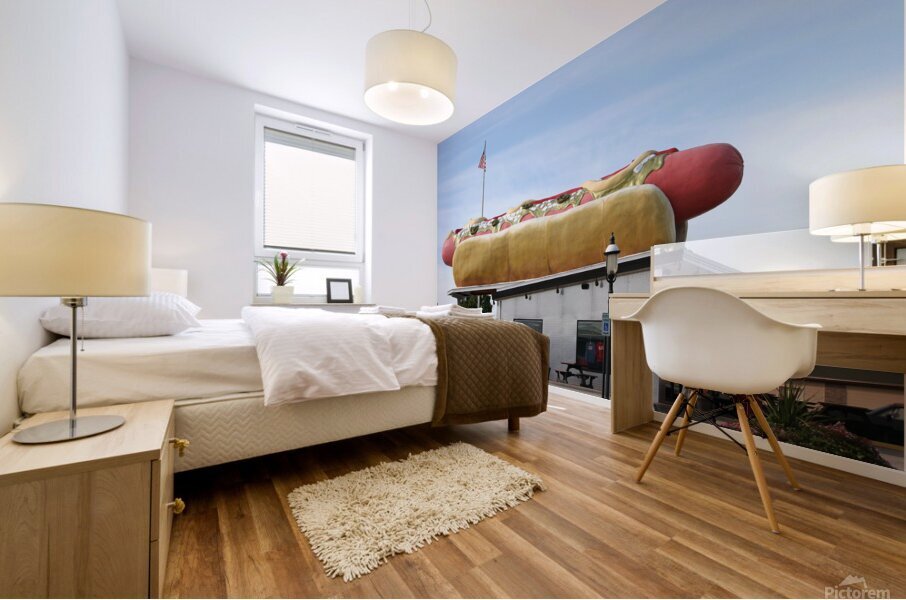 Hot Dog House Mural print