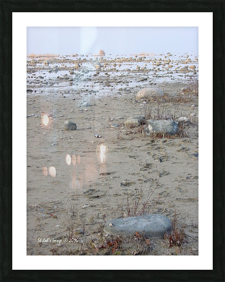 Abstract rocks Picture Frame print