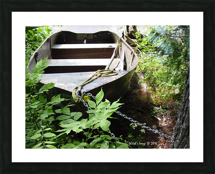 Row boat Picture Frame print