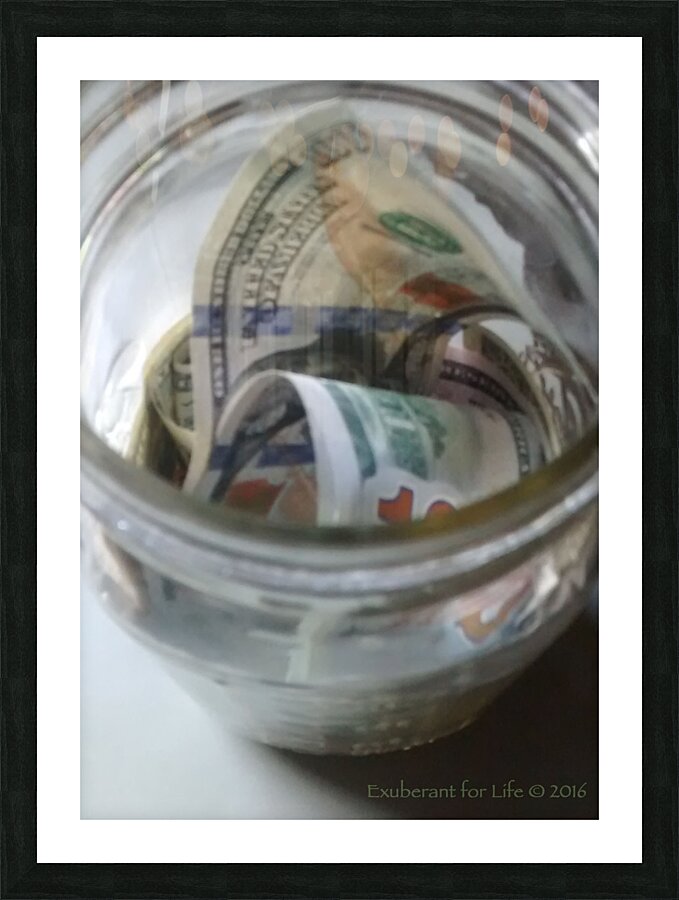 Tip Jar Picture Frame print
