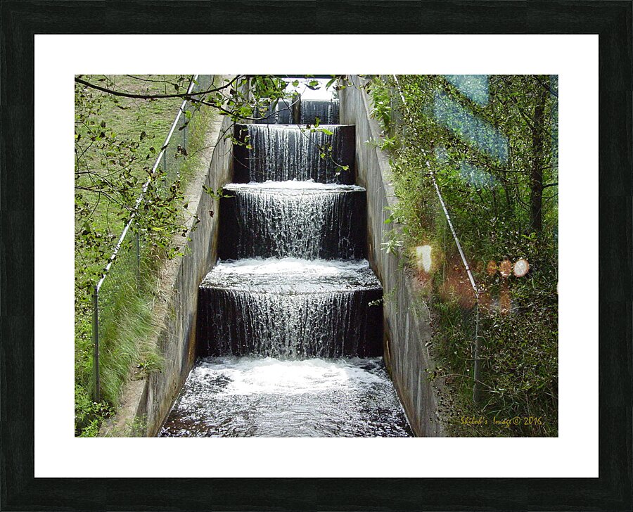 Waterfalling  Picture Frame print