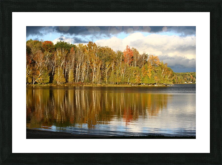 Mid Day Lake Picture Frame print