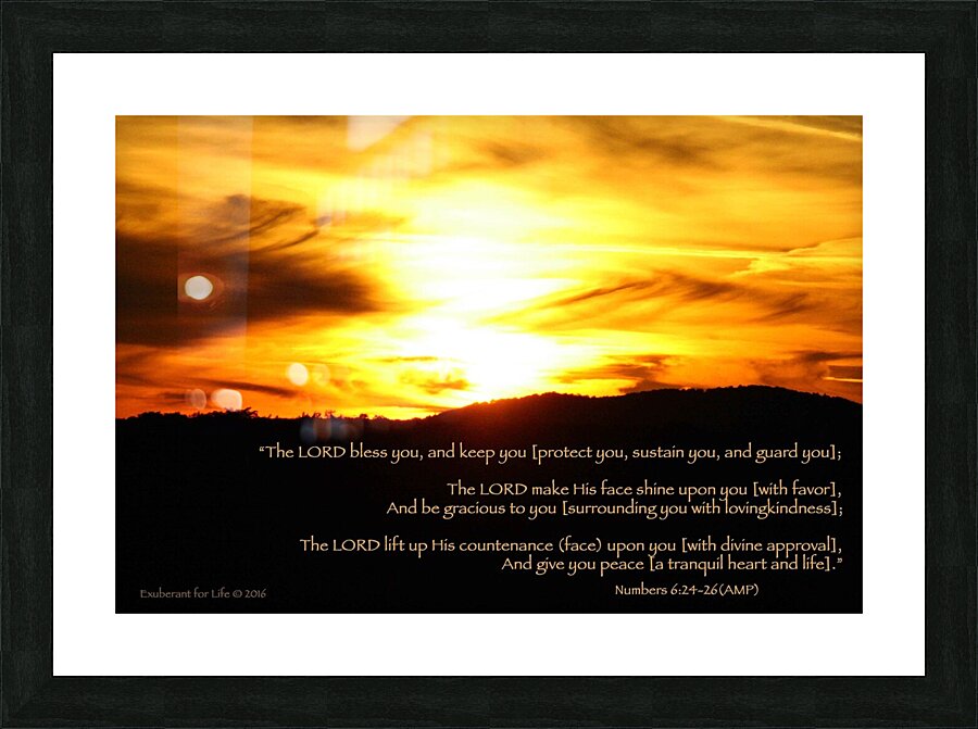 Lord bless you Picture Frame print