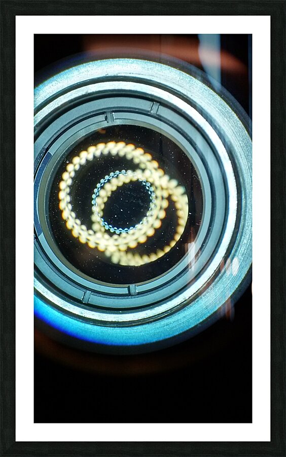 Ring Light Abstract Picture Frame print