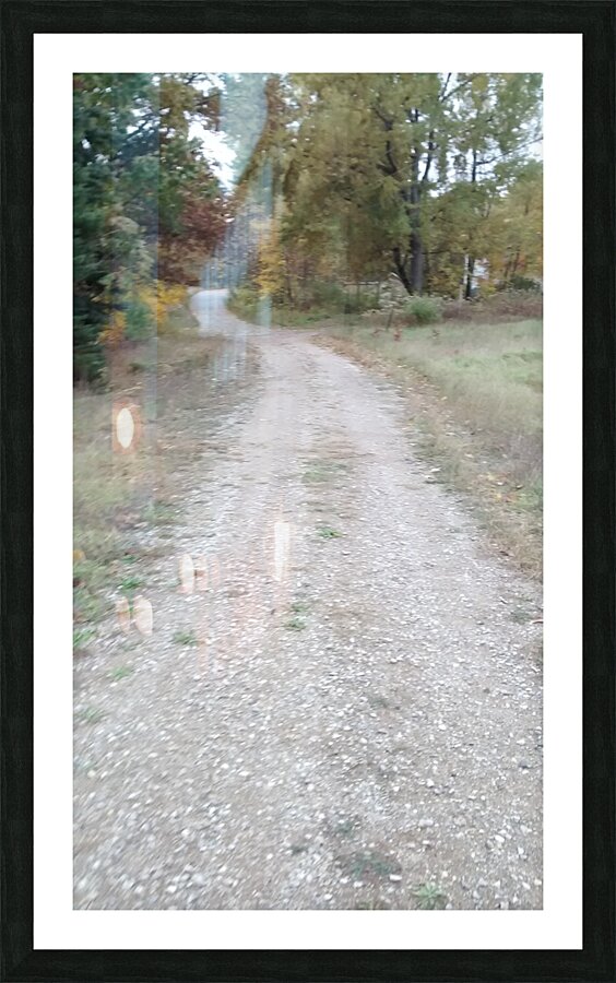 Stone Path Picture Frame print