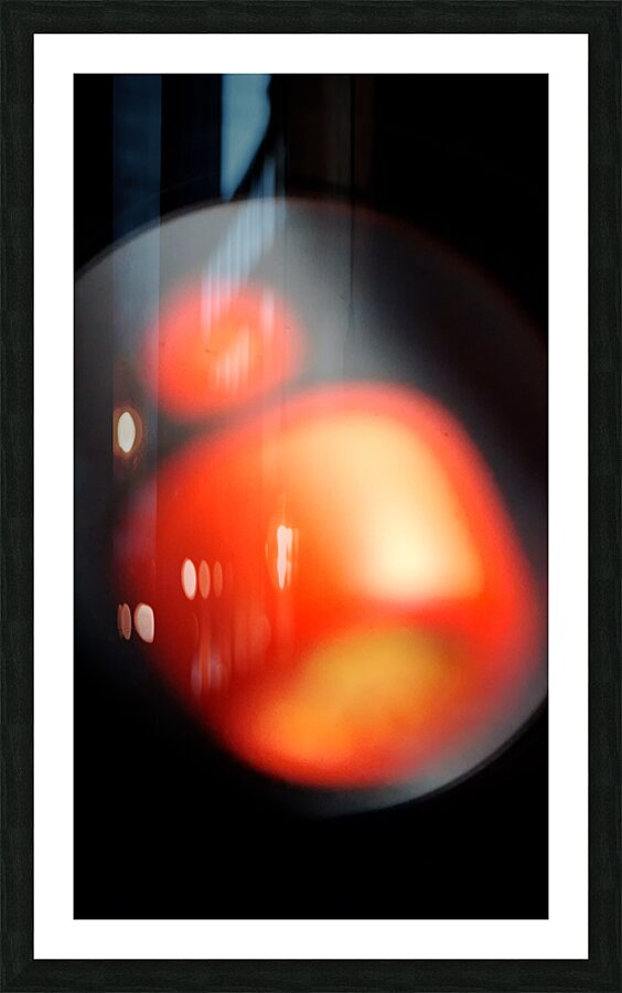 Abstract Red Picture Frame print