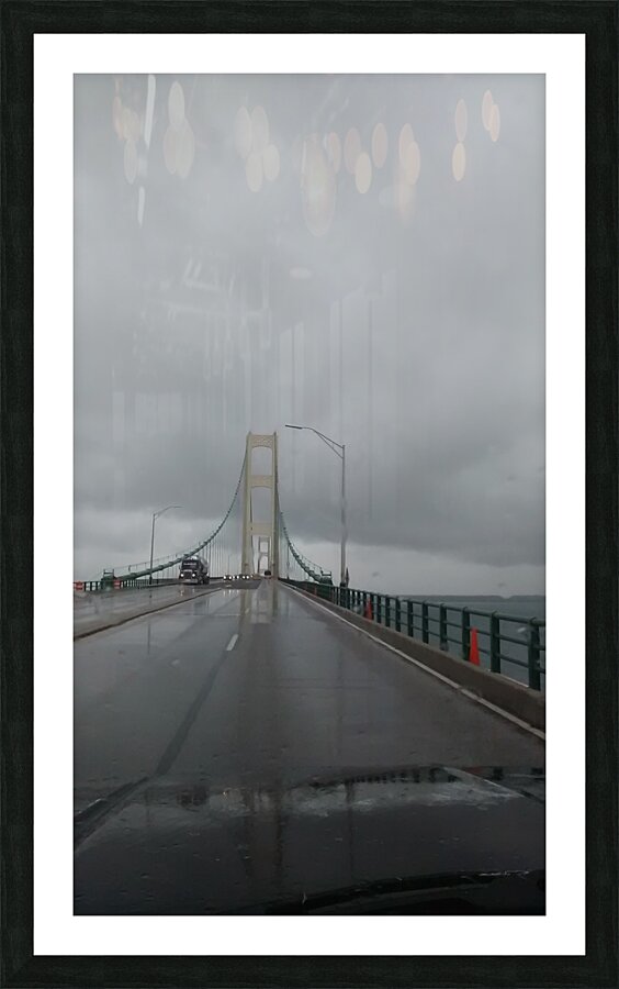 Mackinaw Bridge Picture Frame print