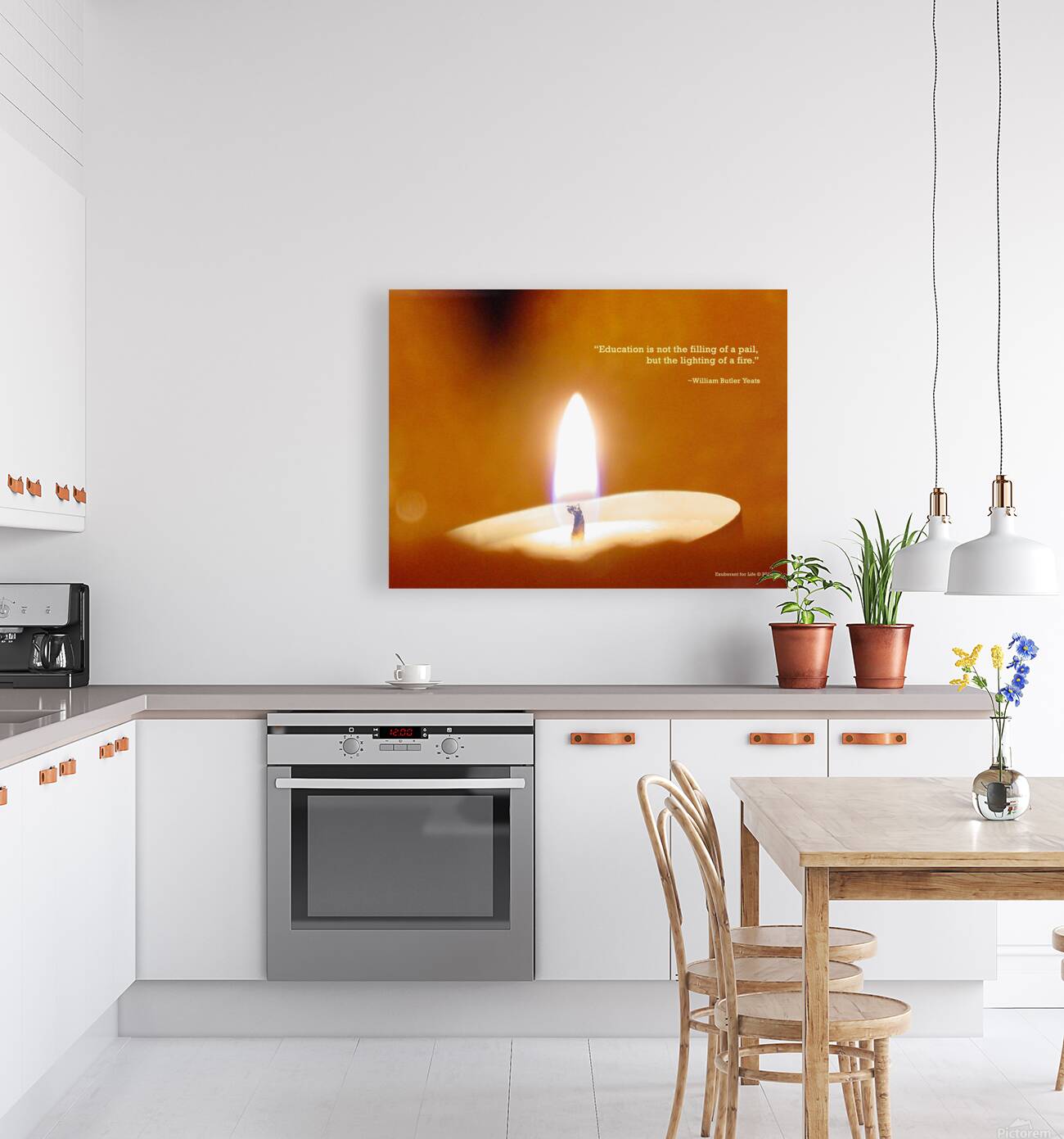 Candle Flickers  Reproduction